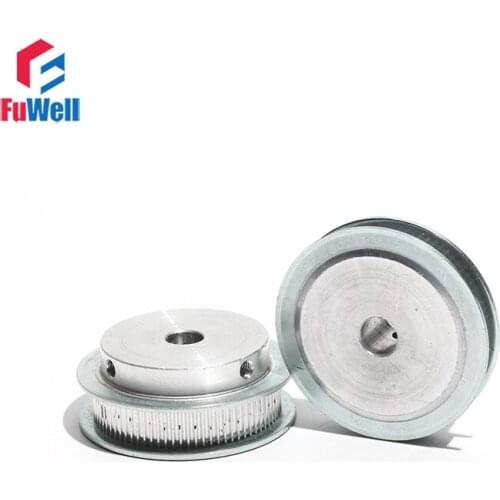 S2M 50Teeth Timing Pulley 5/6/10/15mm Bore Toothed Pulley 7mm/11mm Belt Width Aluminum Alloy S2M-50T Transmission Belt Pulley