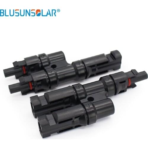 20 Pairs lot Adaptors 2 to 1 T Branch Connectors 30A TUV Solar Panel PV DIY Cable EU US CN Warehouse