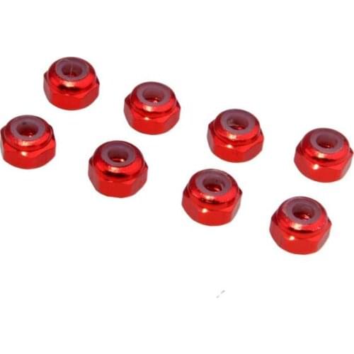 5 color RC FS 736098 Aluminum Nut M3 8P For 1/18 Electric Bigfoot Truck