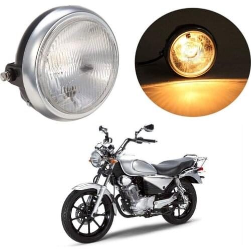 7 Inch Motorcycle Round Front Headlight Head Light Lamp head light lamp for Yamaha YBR125 YBR 125 2002-2013