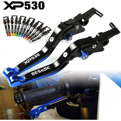 Motorcycle CNC Aluminum Brake Clutch Levers Adjustable Folding Extendable For Yamaha XP530 XP 530 2012-2016 Motorbike Foldable