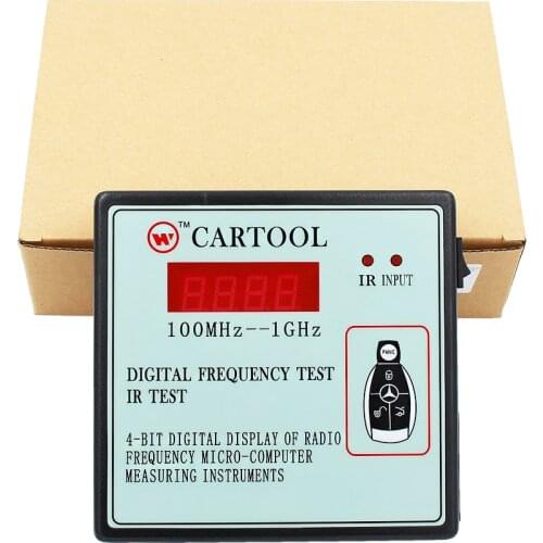 Digital Remote counter Wireless Frequency tester for Car Auto Key Detector counter IR test