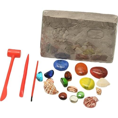 Discovery Diamond Gem Hunting Excavation Kits For Kids Gem Digging Play Set Kids