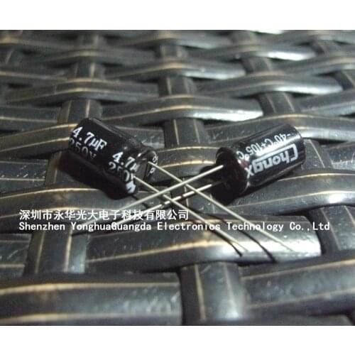 E-Cap,Electrolytic capacitor,4.7UF 250V,8X12MM,New