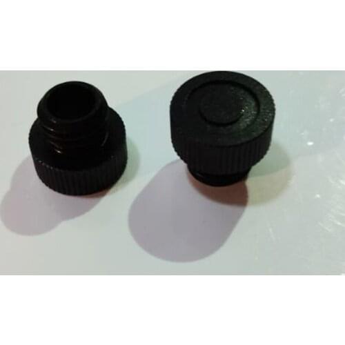 Rod Cap Rod End Stopper with M12 Thread Prevent Accidental Sliding for 15mm Rods (pack of two)