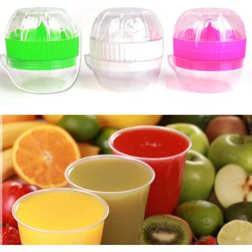 Mini Portable Manual Fruit Juice Maker Orange Lemon Juicer Squeezer Kitchen Tool Colorful Press Multifunctional Tool