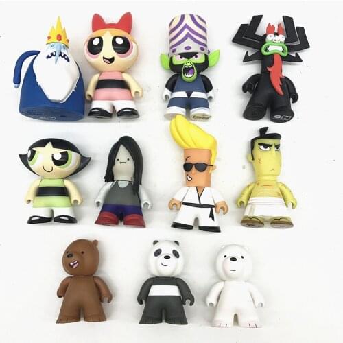 CARTOON NETWORK COLLECTION /SAMURAI JACK/ JOHNNY BRAVO/BEAR/MOJO/MARCELINE/ICE KING/ model toy no bo