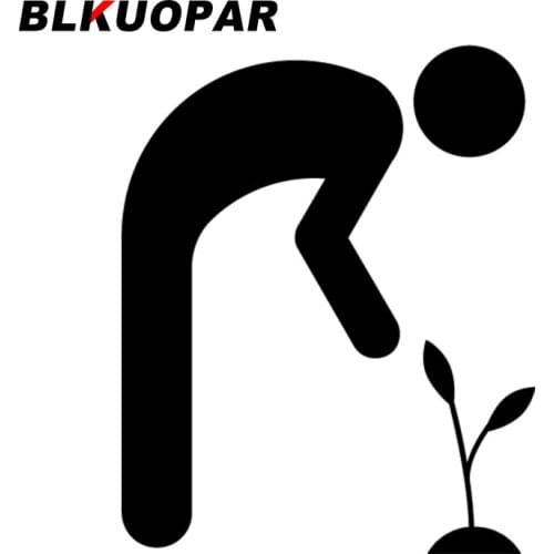 BLKUOPAR for Grow Gardener Seed Car Stickers Sunscreen Creative Decals Scratch-Proof Air Conditioner Laptop Decor Car Label