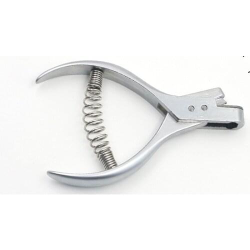 Stainless Steel 45N Pattern Notcher Tailor Sewing Pliers Home DIY Garment Hole Punch Maker Making Tool