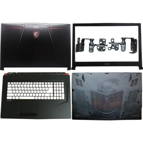 NEW Laptop LCD Back Cover/Front Bezel/Hinges/Hinges Cover/Palmrest/Bottom Case For MSI GP73 GP73M MS-17P1 MS-17C5 C6 C7
