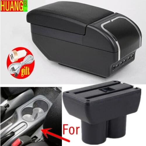 For Suzuki Jimny Armrest box Interior Parts special Retrofit parts Car Armrest Center Storage box USB 2007-2015