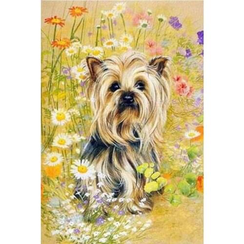Christmas Diamond Painting 5D DIY Diamond Embroidery Dog Cross Stitch Diamond Inlaid Gift Mosaic Home Decoration