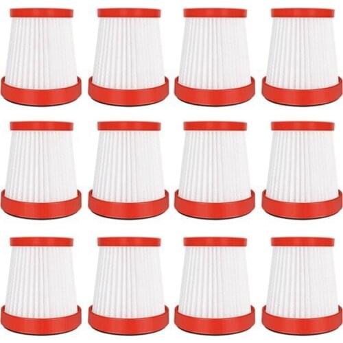 12Pcs Replacement Filter for Xiaomi Deerma VC01 Handheld Vacuum Cleaner Accessories HEPA Filters Home Aspirator Parts
