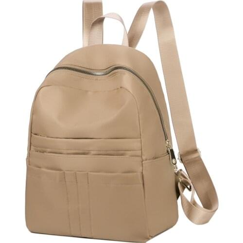 Waterproof Oxford Women Backpack Zipper School Bag For Teenagers Girls Small Backpack Shoulder Female Rucksack Mochilas Feminina