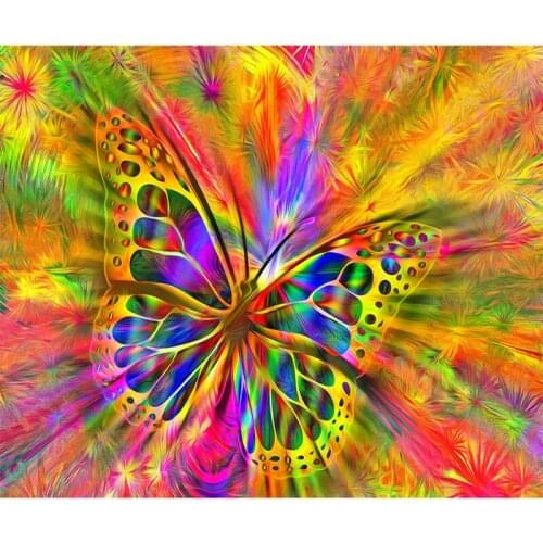YIKEE diamond painting butterfly，cross stitch diamond,diamond mosaic paintings Y617