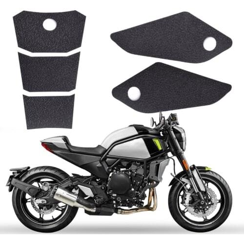 1 Set Motorcycle Fuel Tank Fish Bone Stickers Fuel Tank Non-slip Protection Side Sticker Decoration for CFMOTO Springwind 700clx