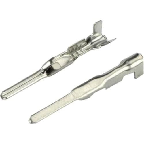 100 PCS 2.0 Series Pin Automotive Connectors Terminal Male Tin Plated Terminal Pin DJ612-2 * 0.6A