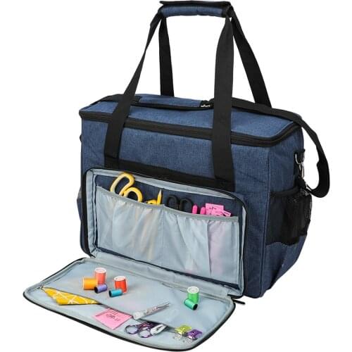 2021 Sewing Machine Carrying Case Waterproof Tote Bag With Storage Pockets Portable Zipper Bag for Most Standard Sewing Machines