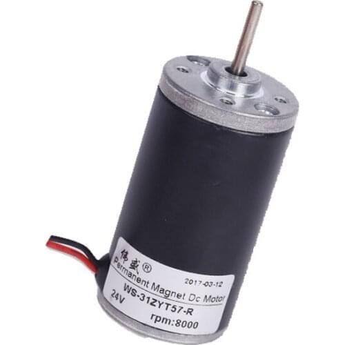 3mm Shaft Diameter Permanent Magnet DC High-speed Motor 12V24V DC Speed Motor Positive and Negative Micro Brushless Motor