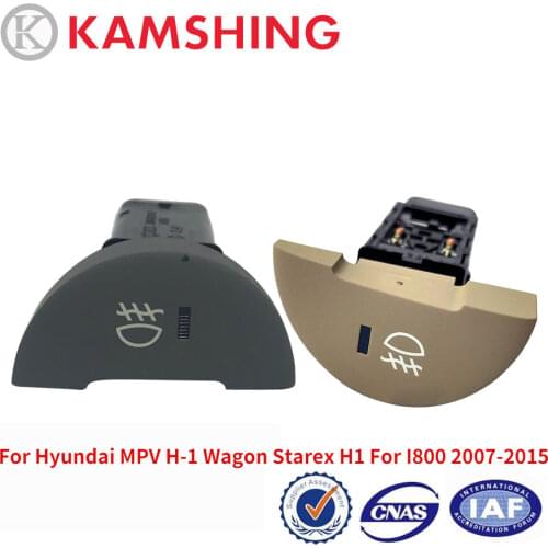 CAPQX 1pcs/6Pin For Hyundai MPV H-1 Wagon Starex H1 For I800 2007-2015 Car Front Fog light Switch Fog lamp Control Push Button