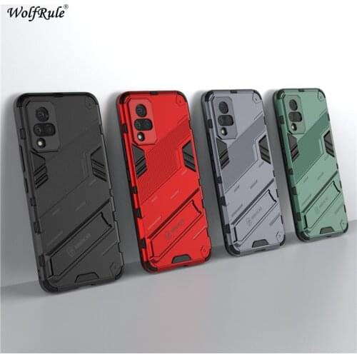 Case For Vivo V21 Cover For Vivo V21 Capas Shockproof Kickstand Back Holder Cover For iQOO 7 Neo 5 Vivo X60 Pro Y31 V21 Fundas