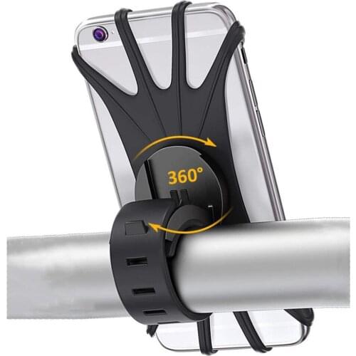 Bicycle Phone Holder for IPhone 11 Samsung Xiaomi Universal Motorcycle Mobile Phone Holder Bike Handlebar Stand Bracket TSBJ1