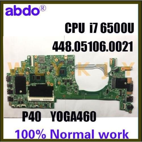 For Lenovo ThinkPad P40 YOGA 460 LLCL-1 MB 14283-2 448.05106.0021 aptop motherboard I7 6500U 2G Discrete graphics 100% test OK