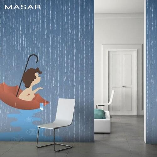 MASAR Creative character murals, red umbrellas, innocent, lovely bedrooms, living rooms, background wallpaper funny