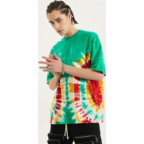 New arrival summer Mens oversize cotton tshirt high street fashion hip hop t shirts