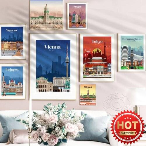 City Landscape Wall Picture, Ottawa Japantokyo Travel Landscape Decor Wall Picture, Home Decor Prints, Sydney Lyon Art Prints