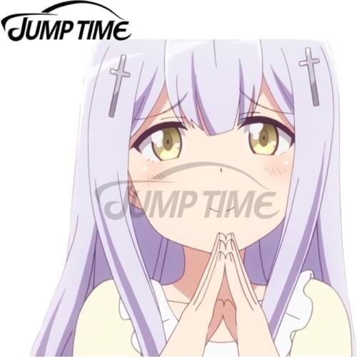 JumpTime 13 x 8.6 cm Anime Raphiel Sadistic Car Stickers and Decals Vinyl Cartoon Decoration Suitable for All Types of Vehicles