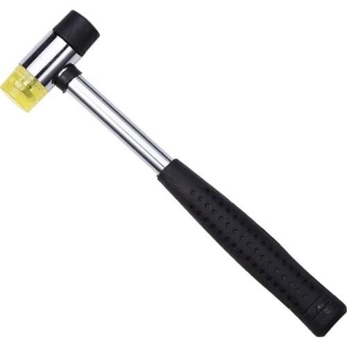 Jewelry Tools Equipment Installable Two Way Rubber Hammers, Mallets, Sledge Hammer with Steel Handle jewellery Making Tool F85