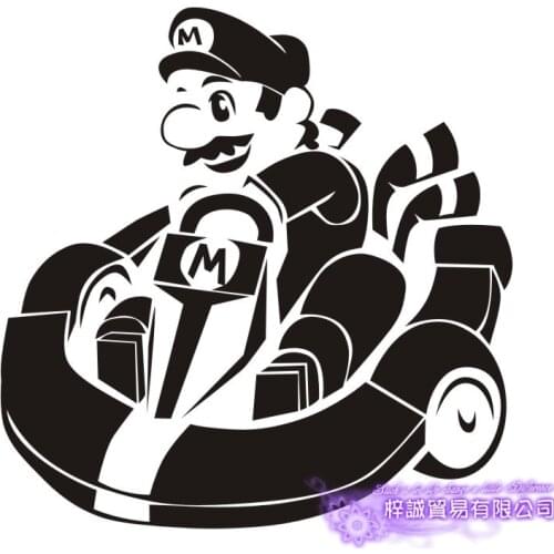 Super Mario Game Handle Wall Sticker Video Play Game Room Decal Gaming Gamer Vinyl Wall Decals Decor Mural Video Game Car Decal