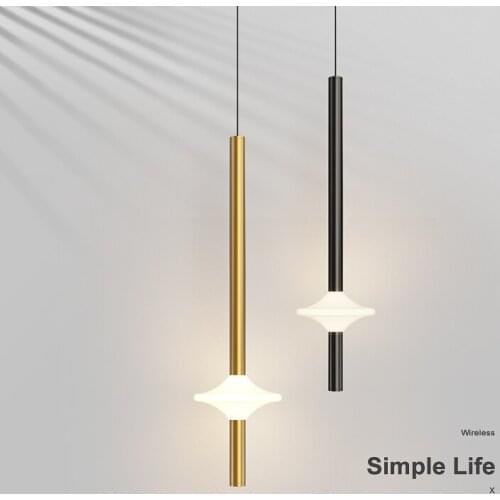 New LED Pendant Lamp Hanging Aluminum Lights home Bedroom Bedside living room bar cafe droplights decoration fixture 110v 240v