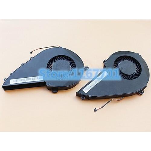 New Original Laptop/Notebook CPU/GPU Cooling Fan For Razer Blade Pro RZ09 RZ09-0220 17inch DFS201312000T-FJCW DFS652512PN0T-FJCX