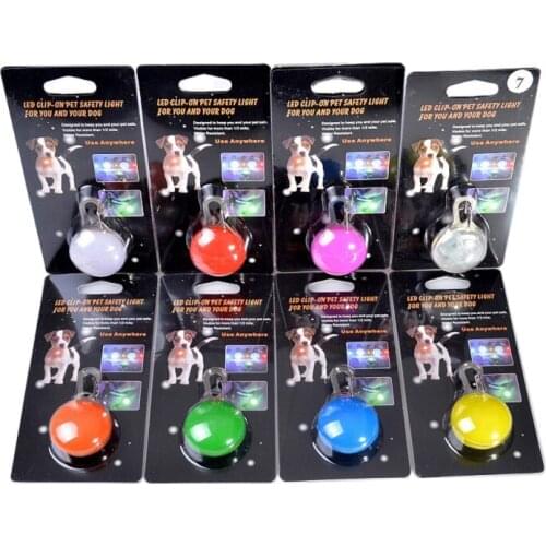 Pet Collar Pendant Pet Dog LED Glowing Pendant Necklace Safety Puppy Cat Night Light Flashing Collar Pet Luminous Bright Glowing