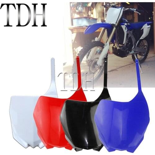 Blue/White/Black/Red Motocross Front Number Plate for Yamaha YZ125 YZ250 06-14 YZ250F YZ450F 06-09 WR250F WR450F 07-14 WR YZ YZF