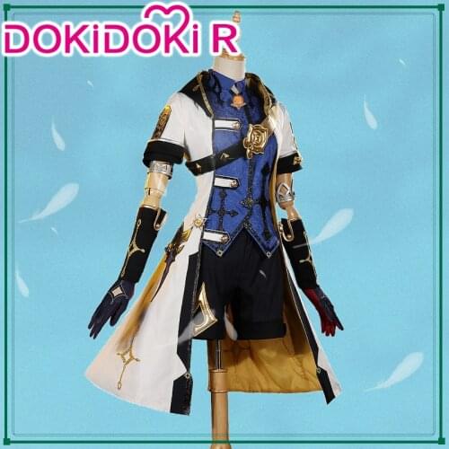 DokiDoki-R Game Genshin Impact Cosplay Albedo Costume Cosplay Costume Game Genshin Impact Albedo Costume Costume