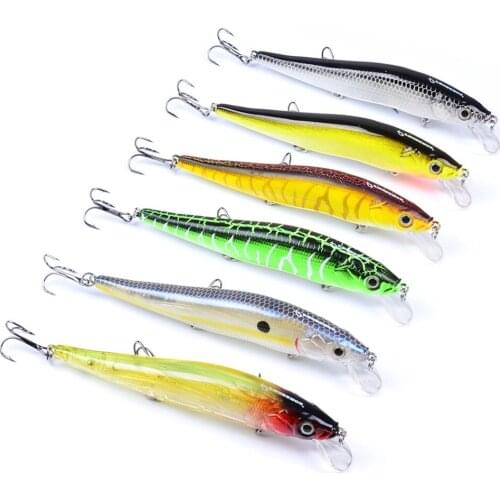 Lifelike Minnow 11.94cm/14.47g Crankbaits Fishing Lure Fishery Material Mino Bionic Artificial Bait Crank Wobblers River Lures
