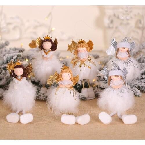 Christmas Angel Doll Toy Christmas Decorations For Home Christmas Tree Decorations Xmas Kids New Year Gifts Table Decoration