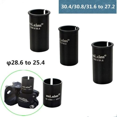 MTB Mountain Bike Bicycle Seat Tube Seatpost Diameter Adapter Shifter 30.4 30.8 31.6 to 27.2mm 28.6 to 25.4mm