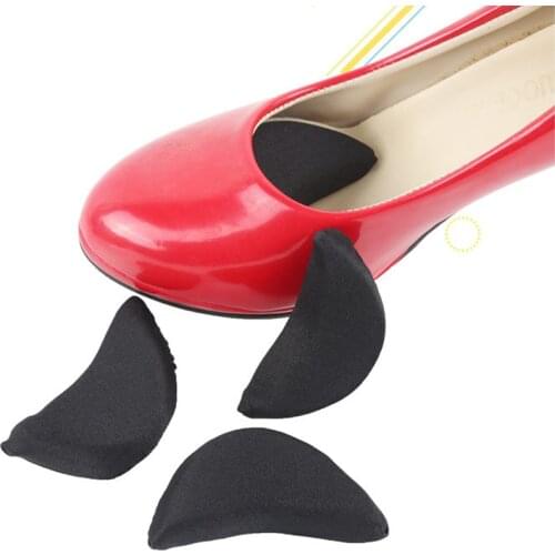 Sponge Forefoot Pad Insert Toe Plug Stopper Cushion Anti-pain Shoe Size Adjustment Size Women High Heel Pads Shoe Accessories