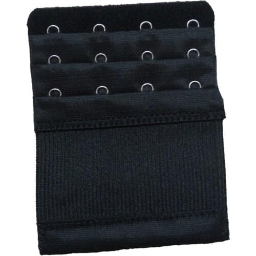 Ladies 4 Rows 3 Hooks Bra Extender Women Bra Clasp Extension Elastic On Strap Soft Bra Band Extenders Accessories