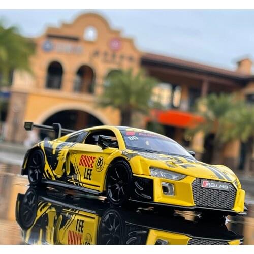 1:32 AUDI R8 LMS Racing Car Alloy Car Model Diecast & Toy Vehicles Miniature Scale Collection Metal Car Model Childrens Toy Gift