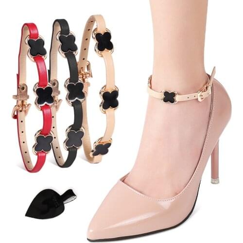 1Pair Fashion Women Shoelaces for High Heels Adjustable Shoe Belt Ankle Holding Loose Anti-skid Bundle Laces Tie Straps Band