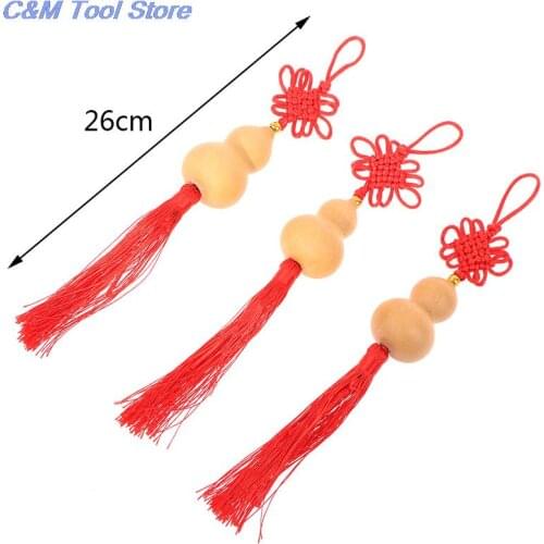 New 1Pc Lucky Pendant Chinese "to bring treasures" Knot Ancient Gourd Pendant Car Decoration Accessories