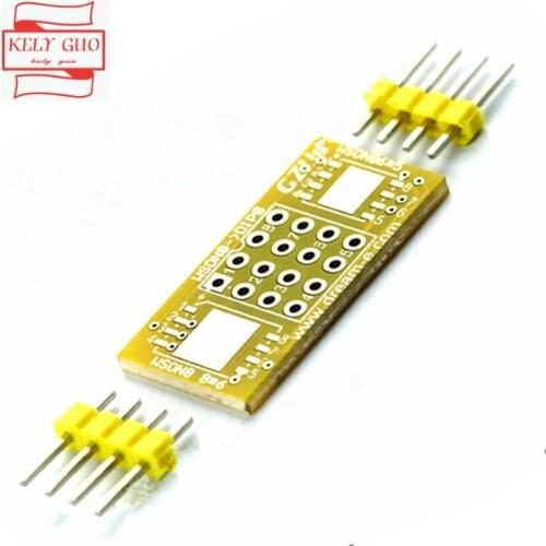 2pcs/lot Free shipping QFN8 to DIP8 Programmer Adapter WSON8 DFN8 MLF8 to DIP8 socket for 25xxx 8x6mm 6x5mm