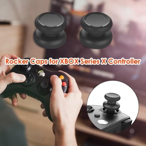 2pcs Thumb Grips Cover Gaming Accessories Controller Joystick Antislip Raised Silicone Thumb Stick Grip Cover for Xbox Series S