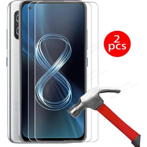 2pcs glass for zenfone 8 case tempered glasses on for asus zenfone 8 zenfone8 5.9" glas hd anti-scratch protectors Cover films