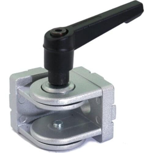 4040 Movable Hinge with Handle Industrial Aluminum Profile Angle Connector Universal Hinge with Handle